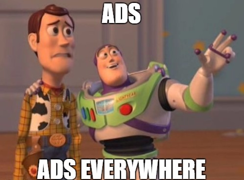 ads everywhere